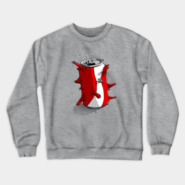 Caffeine Crewneck Sweatshirt by raxarts